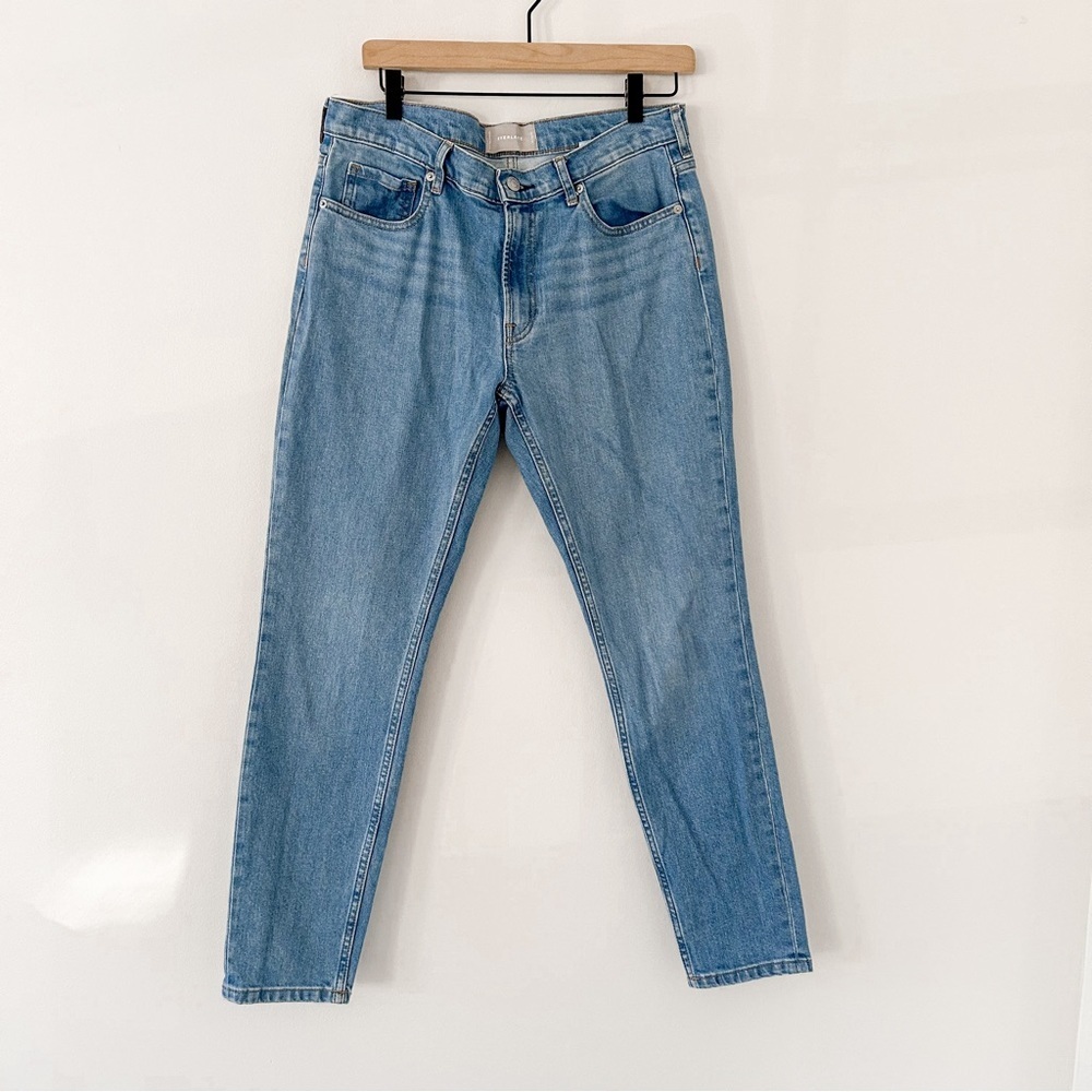 Everlane Light wash high rise skinny jeans